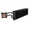Vandens aušintuvas ENDORFY Navis F360 ARGB Black — 360 mm radiatorius, 3x 120×25 mm ventiliatoriai, 250–1800 RPM, siurblys 1600–2600 RPM, LGA 1700/AM5/AM4