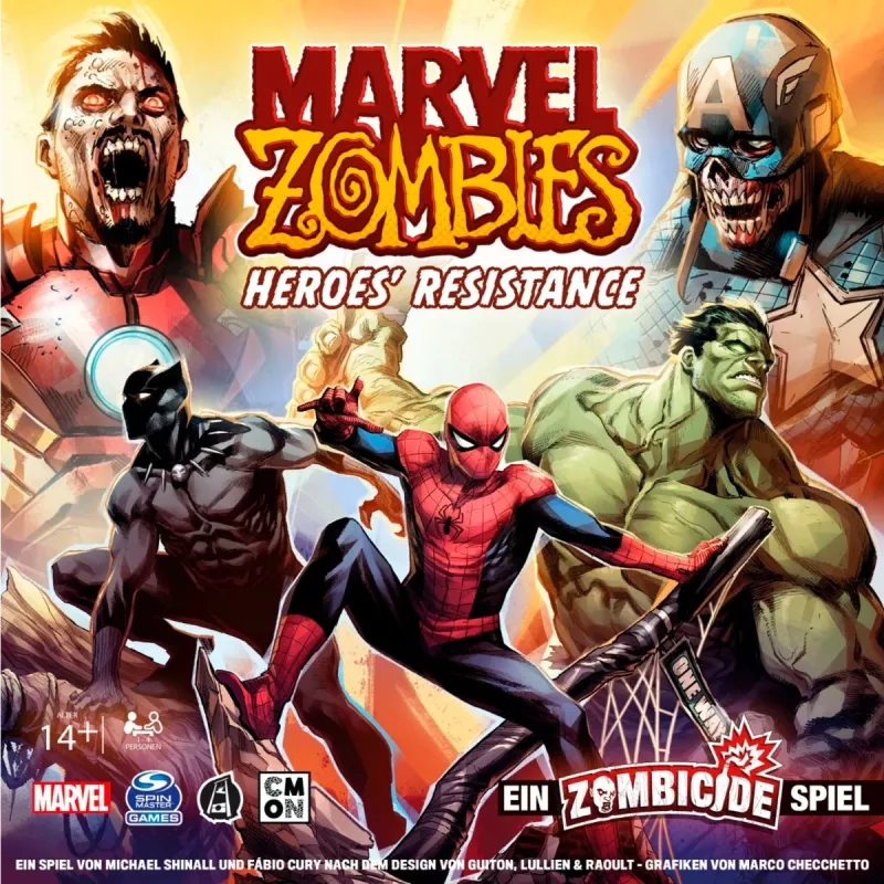 Stalo žaidimas Asmodee Marvel Zombies Heroes' Resistance – kooperacinis miniatiūrų Zombicide krosoveris