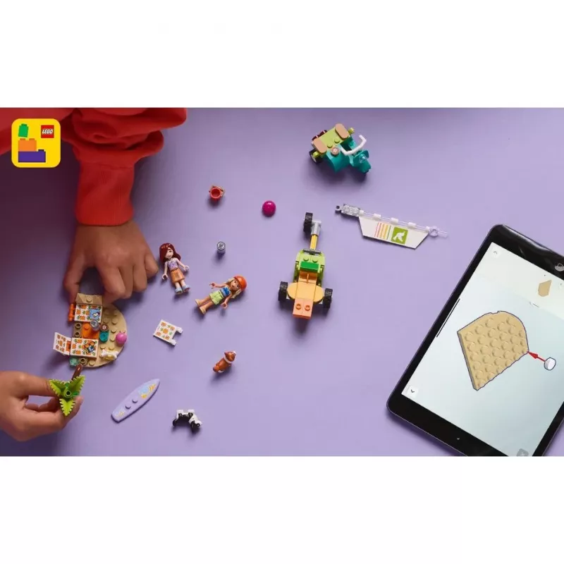 LEGO FRIENDS 42641 Šuniukų banglenčių ir paspirtuko nuotykiai