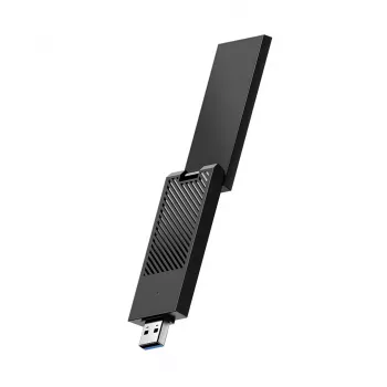USB Type-A Wi‑Fi 6E adapteris Cudy WU5400, dviejų juostų 2x2, 2402 Mbit/s, juodas