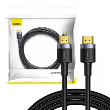 Baseus Cafule 4K HDMI vyriškas į vyrišką adapterio laidas 2 m juodas
