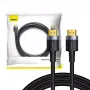 Baseus Cafule 4K HDMI vyriškas į vyrišką adapterio laidas 2 m juodas