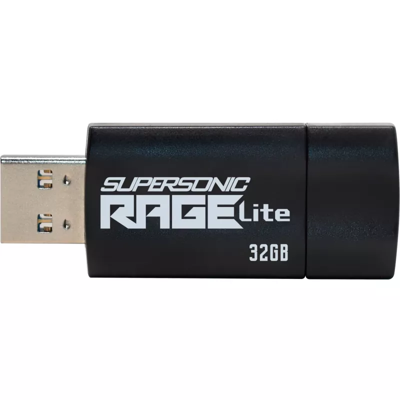 Patriot Memory Supersonic Rage Lite USB atmintukas 32 GB USB Type-A 3.2 Gen 1 (3.1 Gen 1) Juoda, Mėlyna