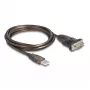 DeLOCK adapteris USB 2.0 Type-A į RS-232 D-Sub 9 kontaktų kištukas 1,5 m