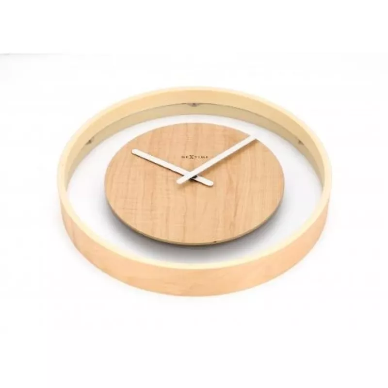 NeXtime klok 3046 Wood Loop, Ø30 cm, sieninis, medinis
