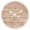 NeXtime klok 3134wi Plank sieninis laikrodis, Ø50 cm, baltas