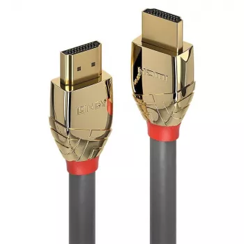 Lindy Gold Line HDMI laidas, 15 m, HDMI A (Standartinis) – HDMI A (Standartinis), pilka