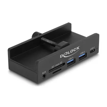 DeLOCK 64285 USB 2.0 tipo A šakotuvas 5000 Mbit/s juodas