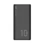 Nešiojamas įkroviklis Silicon Power QP15 10000 mAh, LiPo, 2x USB-A + 2x USB-C, Micro-USB įvestis, juodas