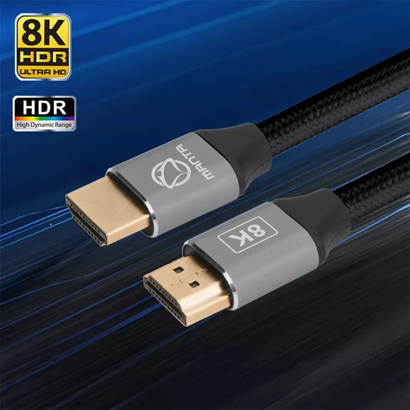 HDMI kabelis MANTA HDMI-3MC 3 m – palaiko 8K raišką