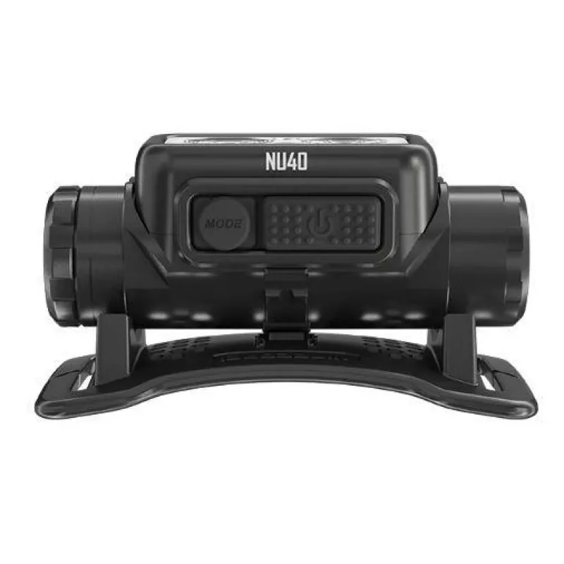 Kaktos žibintuvėlis Nitecore NU40 Black LED 2 lempos IP68