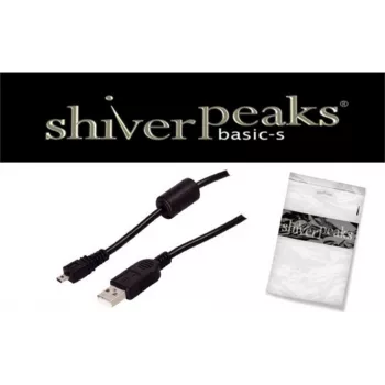 USB laidas ShiverPeaks BS77388 1,5 m USB A Mini-USB B juodas
