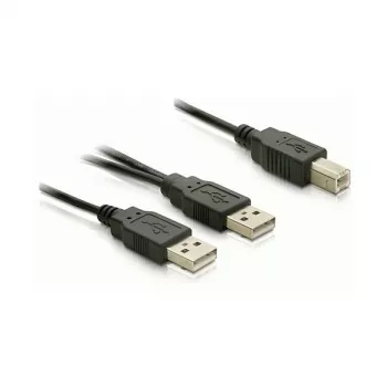DELOCK laidas USB 2.0 B - > USB-A maitinimas + maitinimas/duomenys