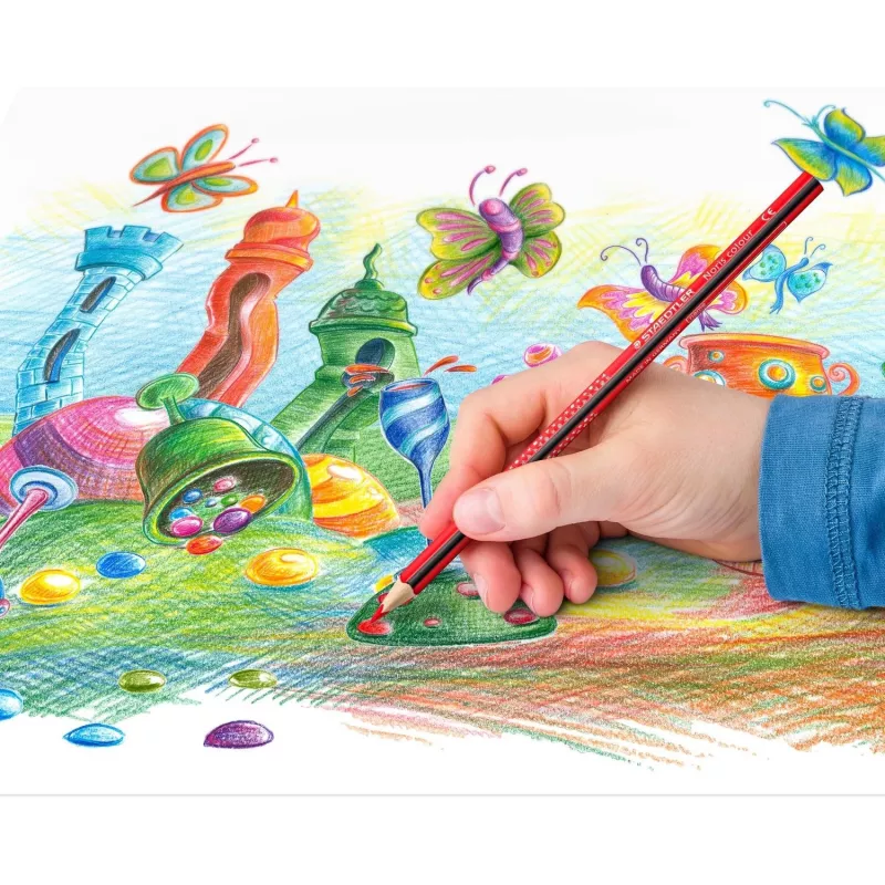 Pieštukas spalvotas Staedtler Noris triangular 187 C12P1 asorti (spalvos pasirinkti negalima) 1 vnt.