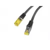 Tinklo kabelis Lanberg PCF6A-10CU-0025-BK RJ45 Cat6a 0,25 m juodas