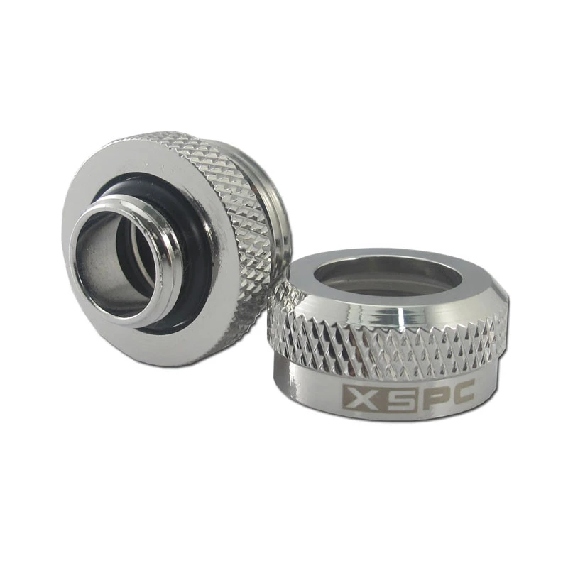XSPC Jungtis G1/4 iki 14mm kieto vamzdelio, chromuota - 8 vnt.