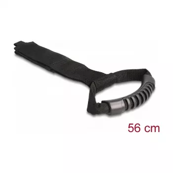 DeLOCK nešimo diržas su lipduku (Velcro) L 560 x W 50 mm juodas 2 vnt.