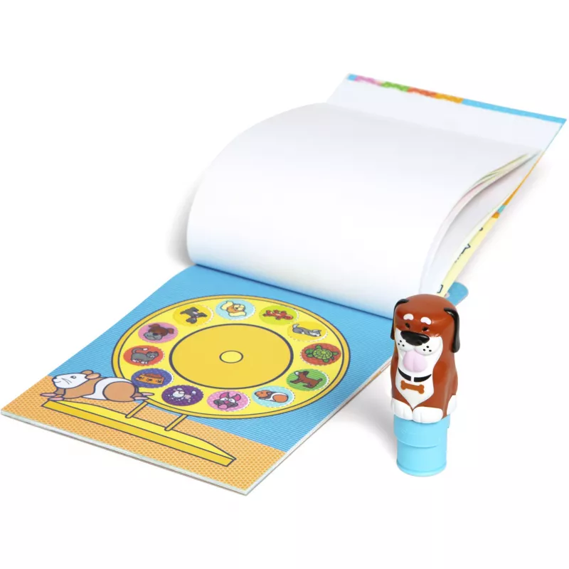 Spinmaster Activity Pad Sticker Set – Makaronų ir šunų tema, lipdukų aktyvumo bloknotas