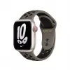 Dirželis Apple Watch Nike Sport Band, 41 mm, alyvuogės pilka/juoda, fluorelastomeras, 130–200 mm
