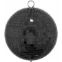 Mirror Ball EUROLITE 15 cm juoda – disko veidrodinis rutulys apšvietimo efektams