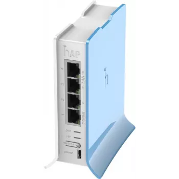 MikroTik RB941-2nD-TC hAP Lite | Belaidis prieigos taškas | 802.11n | 2,4 GHz | 4x 10/100 Mbit/s Ethernet | MU-MIMO