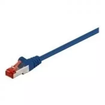Wentronic Goobay jungiamasis kabelis RJ-45 (M) - RJ-45 (M) 5,0 m SFTP PiMF CAT 6 presuotas, halogenų neturintis, mėlynas (68270)