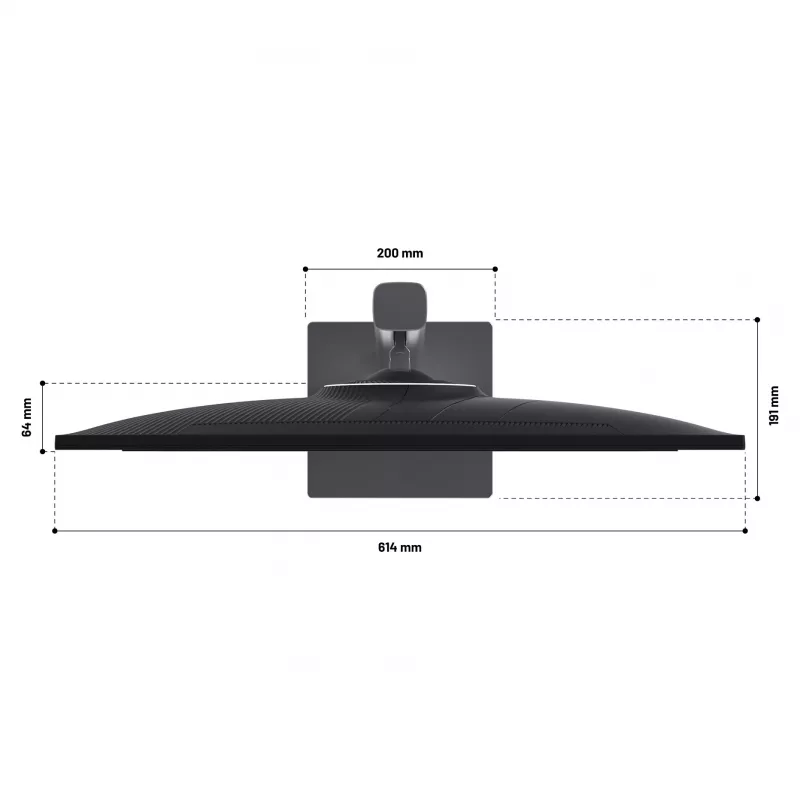 Monitorius JAPANNEXT JN-I270WQHD300F-HSP 27 colių (68,6 cm) 2560x1440 Wide Quad HD LED pilkas