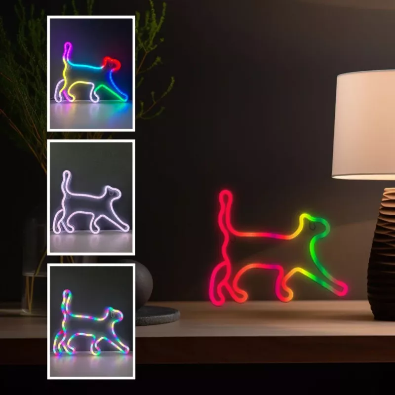 LED neoninė juosta MANTA SNL60RGB RGB spalvų keitimo lanksti dekoratyvinė juosta