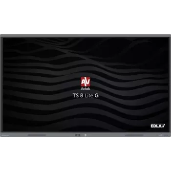 Interaktyvus 75 colių AVTEK TS 8 Lite G 75 jutiklinis LED 4K 3840x2160, 420 cd/m², 50/32 lietimai, Android 14, 40W garsiakalbiai