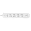 Apsauginis nuo viršįtampių ilgintuvas PROTECT 4PL 1A1C USB T/LZ12-PRO015/1000