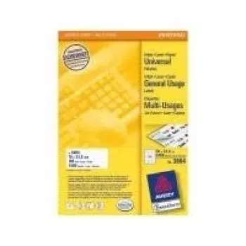 Lipnūs etikečių lapai Avery Universal 70x33,8 mm 2400 vnt.
