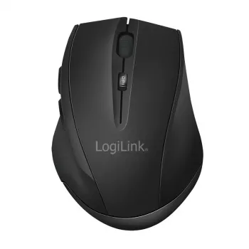 Logilink belaidė pelė BT5.0, ergonomiška, juoda