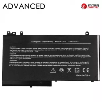 Nešiojamojo kompiuterio baterija Extra Digital NB442010, skirta DELL RYXXH, 3600 mAh, 11.1 V