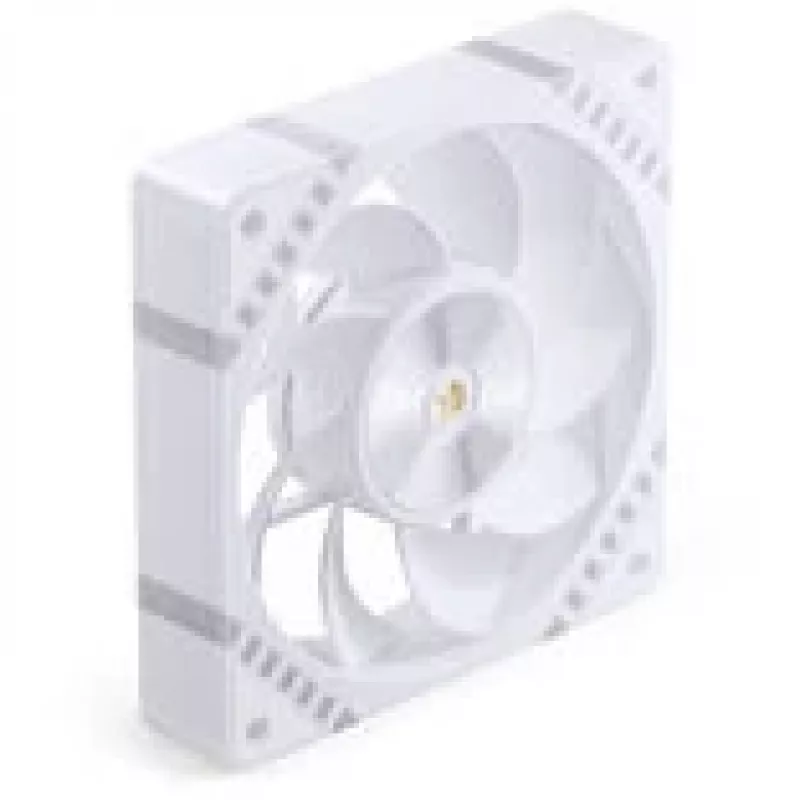 120 mm korpuso ventiliatorius Jonsbo HF2-120 White – atvirkštinė mentė, PWM, ARGB