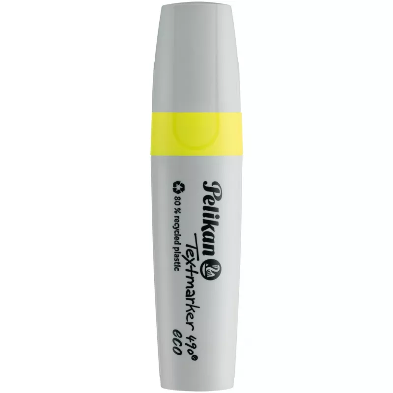 Žymeklis Pelikan Textmarker 490 eco smailusis antgalis Geltona