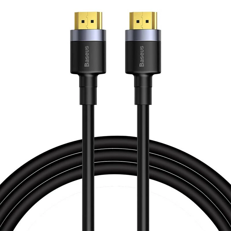 Baseus Cafule 4K HDMI vyriškas į vyrišką adapterio laidas 2 m juodas