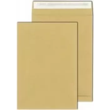 Pašto/siuntų vokas MAILmedia B4 rudas lipnus 140 g/m² su 40 mm atlenkimu