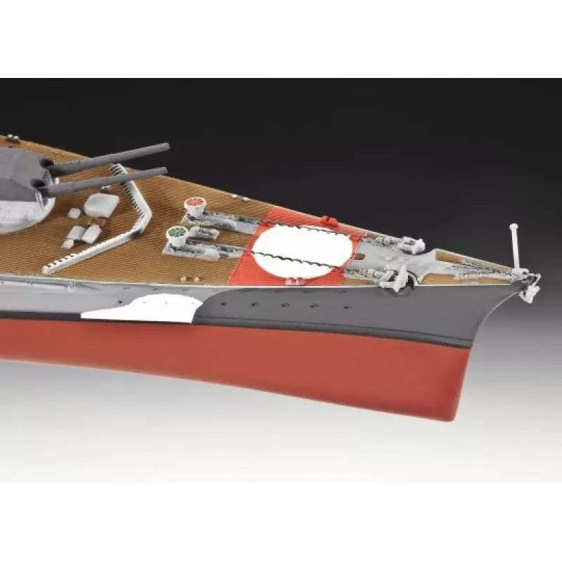 Laivo modelis Revell Bismarck surinkimo rinkinys 1:700