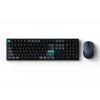 Klaviatūra Keychron B36 + BM25 pilno dydžio 100% QWERTY anglų, USB + RF belaidis + Bluetooth, žirkliniai jungikliai, juoda, pelė įtraukta