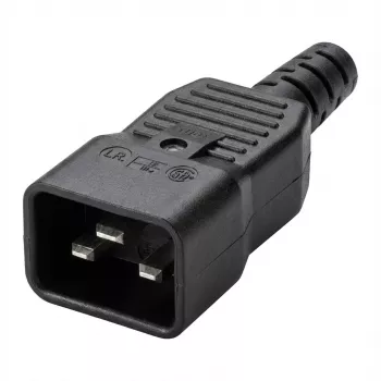 Maitinimo kištukas C20 Bachmann 915.175 juodas