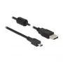 USB kabelis DeLOCK 2 m USB 2.0-A USB 2.0 Mini-B 84914