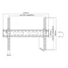 Pritvirtinimo kronšteinas SBOX PLB-2546T-2 37–80 colių ekranams, 45 kg talpa, 600×400 mm VESA