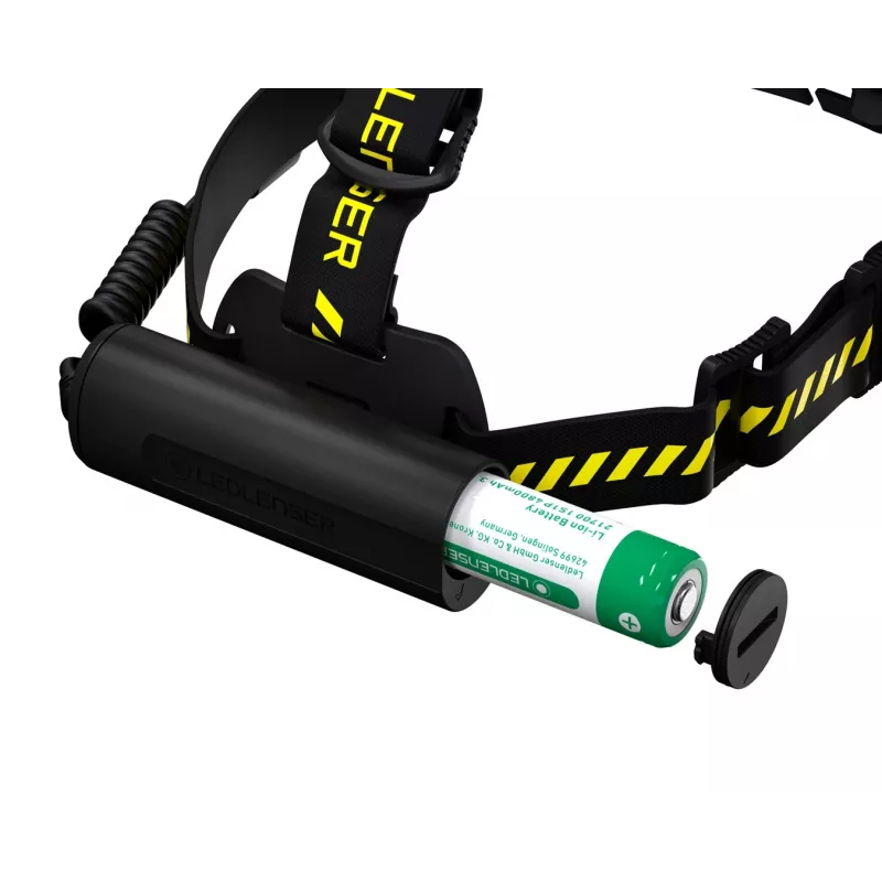 Žibintuvėlis ant galvos Ledlenser 502195 juodas, geltonas LED