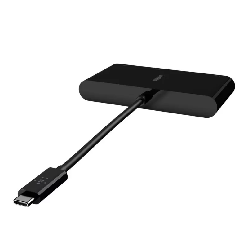 Belkin AVC005BTBK USB 3.2 Gen 1 (3.1 Gen 1) Type-C sąsajų šakotuvas, juodas