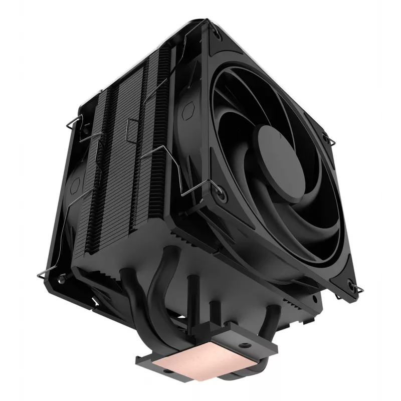 Oro aušintuvas procesoriui Cooler Master V4 Alpha 3DHP, 120 mm ventiliatorius, LGA1700/AM5 suderinamas, juodas