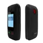 eSTAR Digni Flip 6,1 cm (2,4 inch) 102 g Juodai raudonas senjorų telefonas