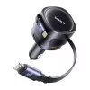 Automobilinis kroviklis Baseus Enjoyment Max 90W su USB-C, Lightning ir USB-A prievadais