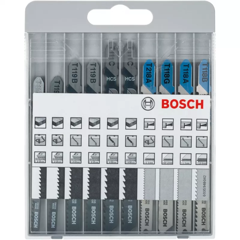 Bosch 2 607 010 630 pjūklo geležtės rinkinys medžiui ir metalui