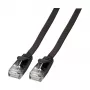 Efb K8107SW.0,25 Ethernet Patch Laidas Juodas