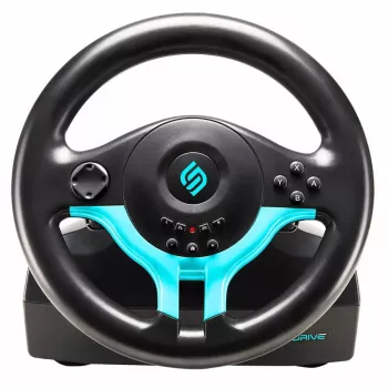 Subsonic Superdrive SV 250-S Driving Wheel Blue Edition vairas su pedalais